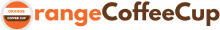 orange coffee cup-logo